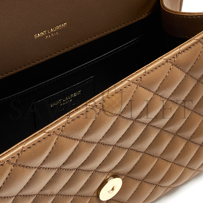 YSL ENVELOPE MEDIUM IN SMOOTH LEATHER 600185AACT72760 (24*17.5*6cm)